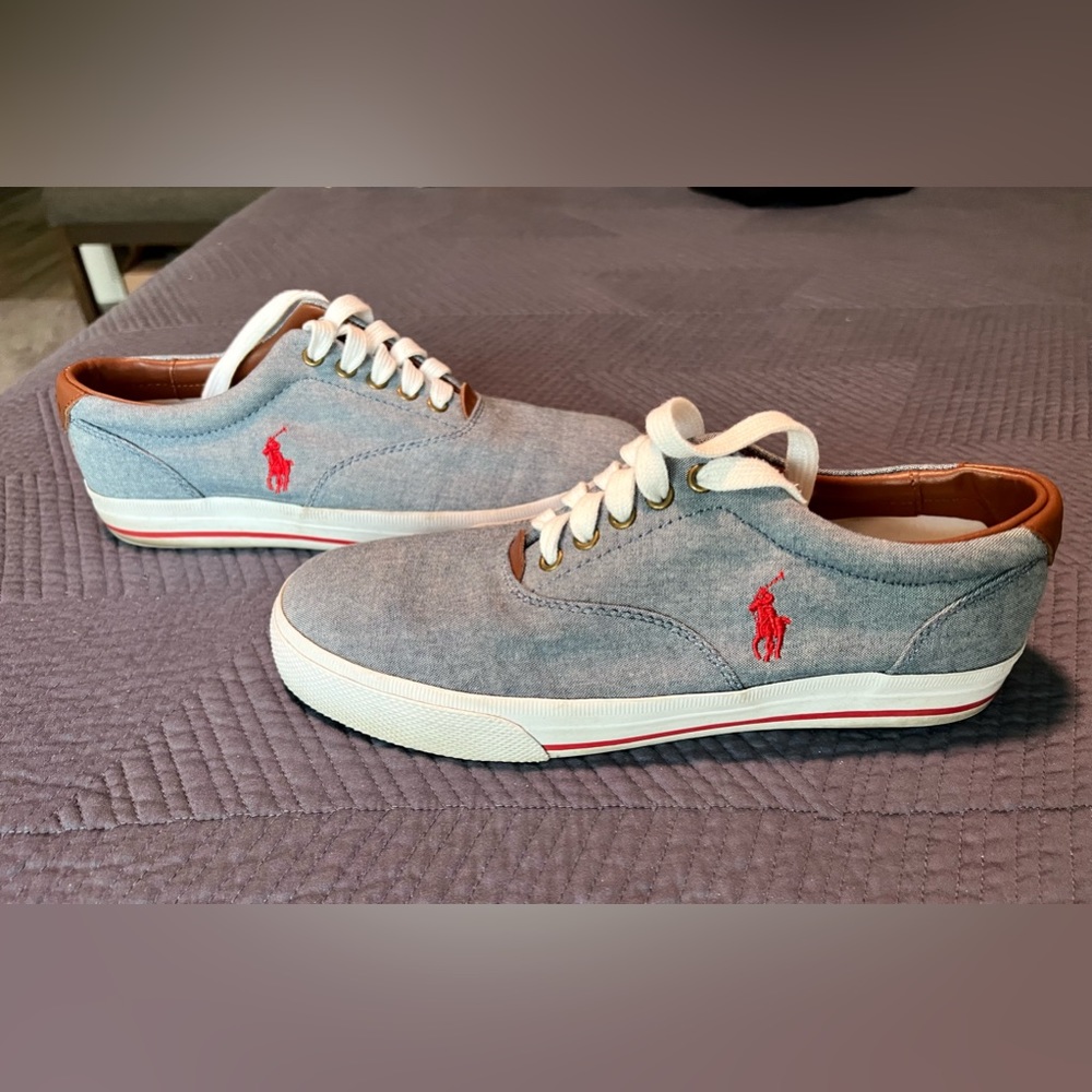 Polo by Ralph Lauren Casual Boat Shoes/Sneakers, Mens, Size 9